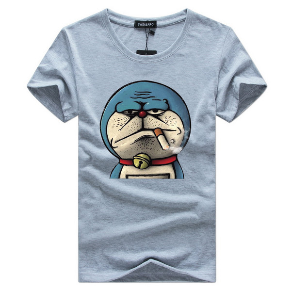 Tricou pentru bărbați pentru uz zilnic cu un imprimeu interesant de desene animate