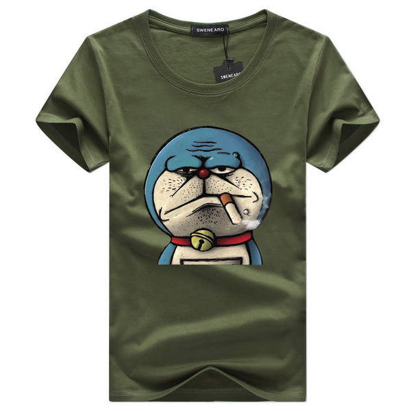 Tricou pentru bărbați pentru uz zilnic cu un imprimeu interesant de desene animate