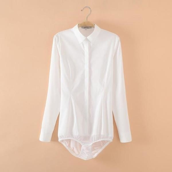 Cămașă de corp elegantă de damă cu mâneci lungi și scurte în două culori