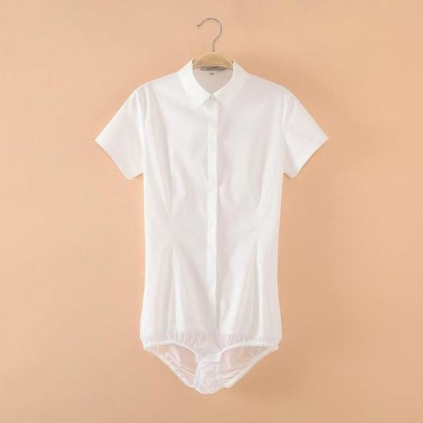 Cămașă de corp elegantă de damă cu mâneci lungi și scurte în două culori