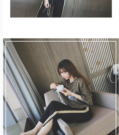 Echipa zilnică elegantă feminină în două părți