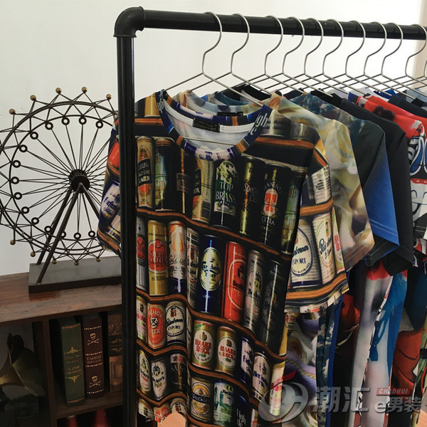 Tricouri pentru bărbați cu imprimeuri 3D creative