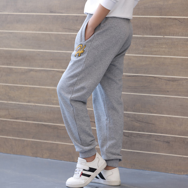 Pantaloni sport copii pentru baieti cu buzunare in doua culori