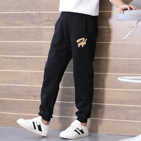 Pantaloni sport copii pentru baieti cu buzunare in doua culori