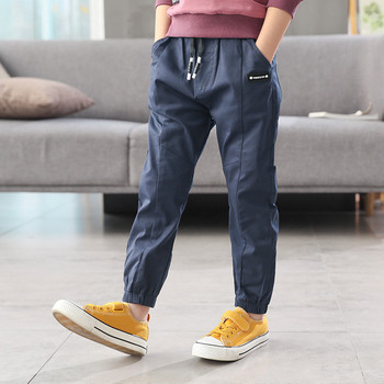 Дестки ежедневен панталон за момчета в три цвята с ластична талия