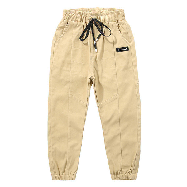 Pantaloni casual copii pentru baieti in trei culori cu talie elastica