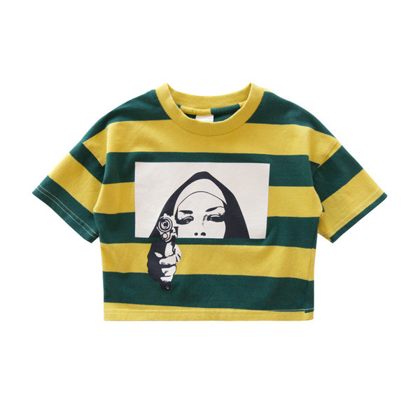 Εξαιρετική παιδική μπλούζα με δίχρωμη εφαρμογή