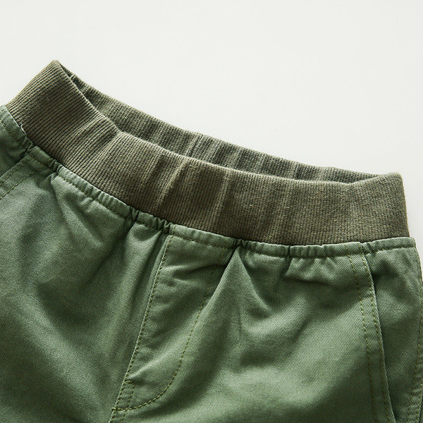 Pantaloni casual copii pentru baieti cu buzunare in diferite culori