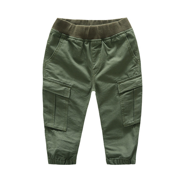 Pantaloni casual copii pentru baieti cu buzunare in diferite culori