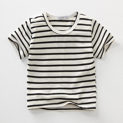 Ежедневна детска тениска унисекс райе в няколко цвята