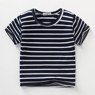 Ежедневна детска тениска унисекс райе в няколко цвята