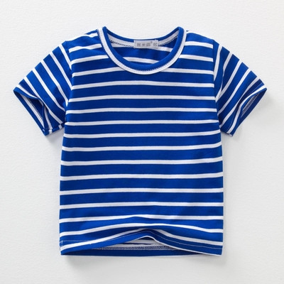 Ежедневна детска тениска унисекс райе в няколко цвята