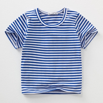 Ежедневна детска тениска унисекс райе в няколко цвята