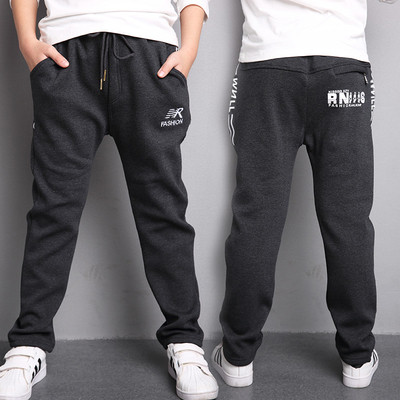 Pantaloni casual pentru copii pentru baieti cu diferite inscriptii laterale