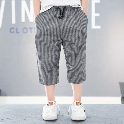 Pantaloni de vara copii pentru baieti cu buzunare