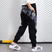 Pantaloni casual copii pentru baieti in diferite culori cu model de camuflaj