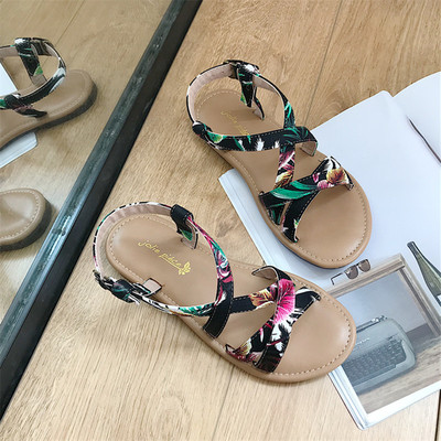 Sandale de damă de vară în diferite culori cu talpă plată