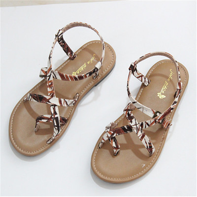 Sandale de damă de vară în diferite culori cu talpă plată