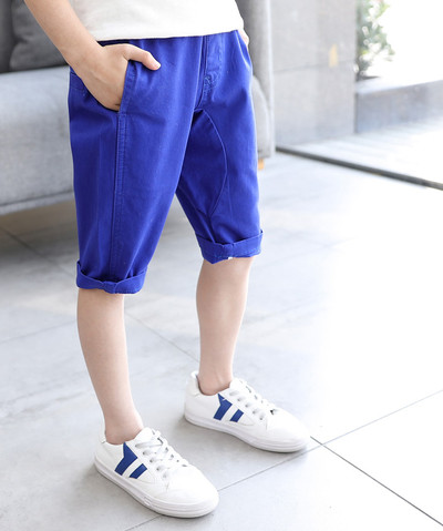 Pantaloni de vară pentru copii cu potcoavă în culori vii