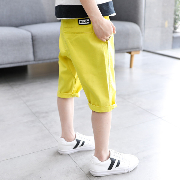 Pantaloni de vară pentru copii cu potcoavă în culori vii