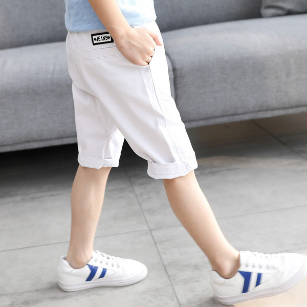 Pantaloni de vară pentru copii cu potcoavă în culori vii