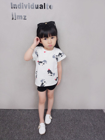 Μοντέρνα παιδική μπλούζα για κορίτσια σε τρία χρώματα