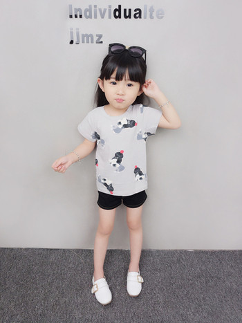 Μοντέρνα παιδική μπλούζα για κορίτσια σε τρία χρώματα