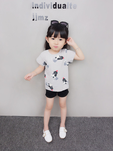 Μοντέρνα παιδική μπλούζα για κορίτσια σε τρία χρώματα