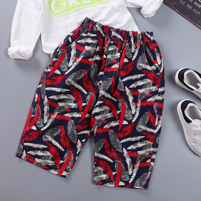 Nyári gyermek nadrág élénk színekben, mintával