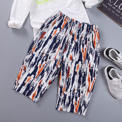 Nyári gyermek nadrág élénk színekben, mintával