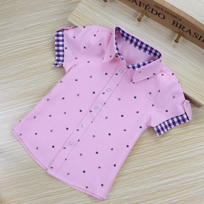 Stílusos gyermek rövid ujjú ing fiúknak különböző színekben