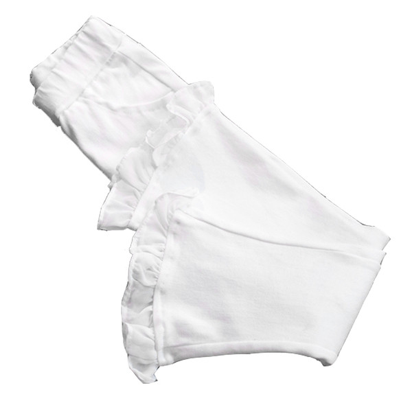 Pantaloni eleganti pentru copii pentru fete cu talie inalta si dantela in alb si negru