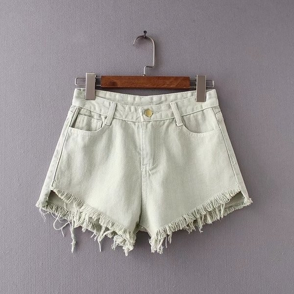 Pantaloni scurți noi din denim în trei culori