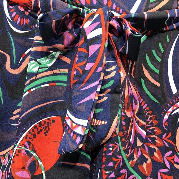 Pantaloni de dama de vara in model larg cu imprimeu floral