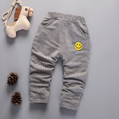 Pantaloni pentru copii cu talie elastica inalta si imprimeu potriviti pentru fete si baieti