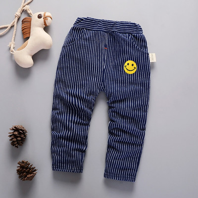 Pantaloni pentru copii cu talie elastica inalta si imprimeu potriviti pentru fete si baieti