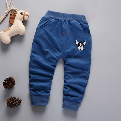 Pantaloni pentru copii cu talie elastica inalta si imprimeu potriviti pentru fete si baieti