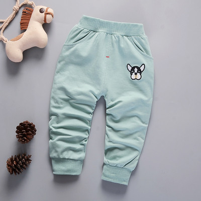 Pantaloni pentru copii cu talie elastica inalta si imprimeu potriviti pentru fete si baieti