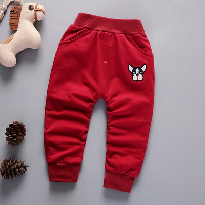 Pantaloni pentru copii cu talie elastica inalta si imprimeu potriviti pentru fete si baieti