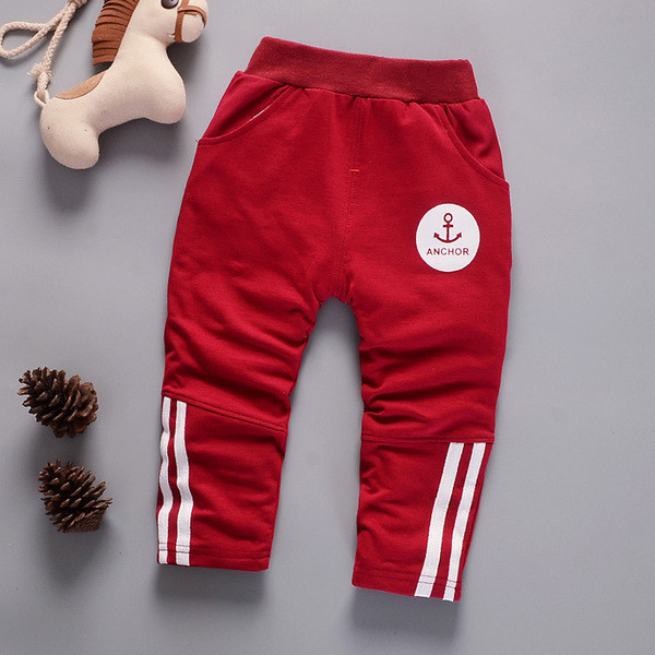 Pantaloni pentru copii cu talie elastica inalta si imprimeu potriviti pentru fete si baieti