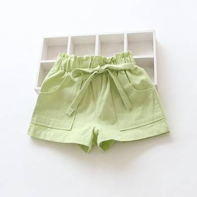 Детски къси панталони за момичета с джобове в различни цветове