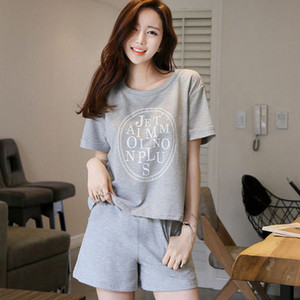 Καλοκαιρινό γυναικείο σετ με ελαστική μέση σε διάφορα χρώματα και σχέδια