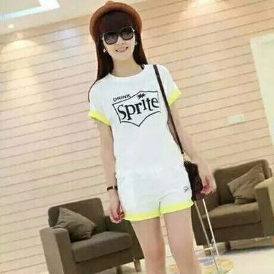 Καλοκαιρινό γυναικείο σετ με ελαστική μέση σε διάφορα χρώματα και σχέδια