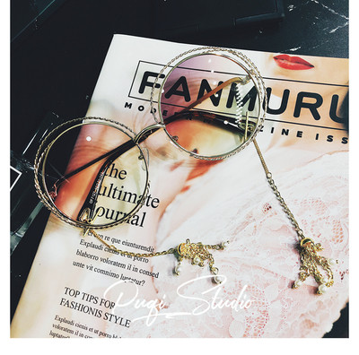 Модерни дамски слънчеви очила с големи кръгли стъкла в няколко цвята