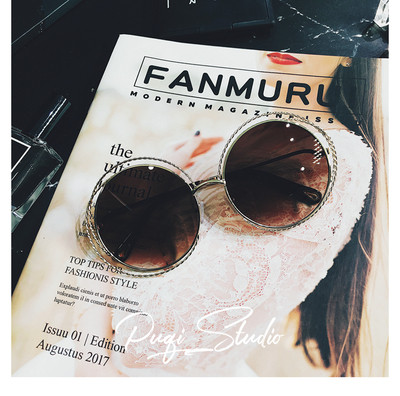 Модерни дамски слънчеви очила с големи кръгли стъкла в няколко цвята