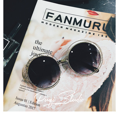 Модерни дамски слънчеви очила с големи кръгли стъкла в няколко цвята