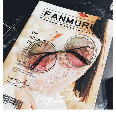 Модерни дамски слънчеви очила с големи кръгли стъкла в няколко цвята