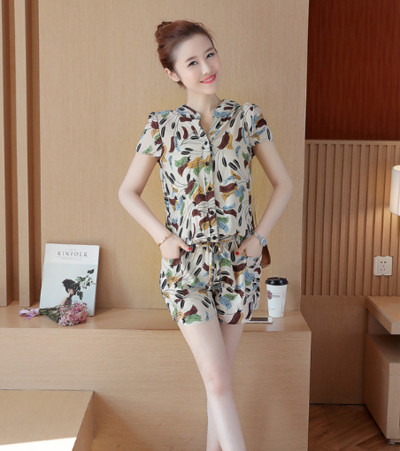 Salopeta de vara de dama cu talie inalta, buzunare si nasturi