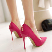 Κομψά γυναικεία παπούτσια με ψηλά τακούνια σε διάφορα φρέσκα χρώματα