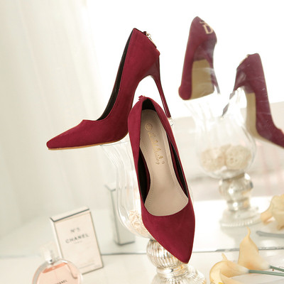 Стилни дамски обувки на висок ток в различни свежи цветове